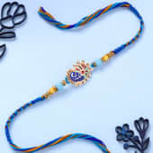 Enchanting Blue Designer Rakhi